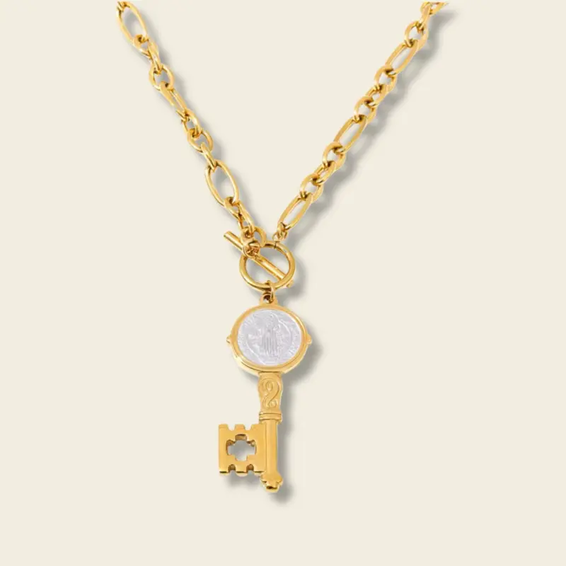 Stainless Steel  Key Necklace