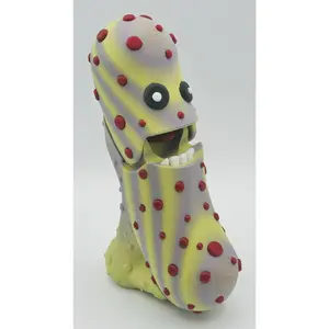 Diseased Pickle - 7" Articulated Tickle Pickle with Butt stand