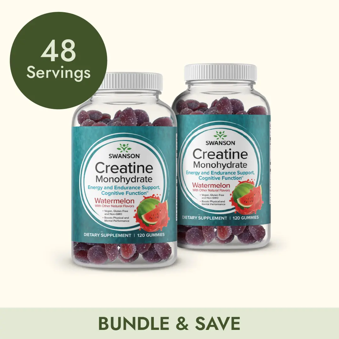 Creatine Monohydrate Gummies - Watermelon (2-Pack) Creatine Monohydrate Gummies - Watermelon (2-Pack)