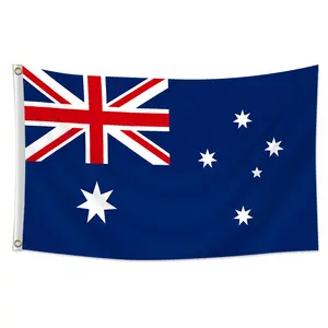 Australia Flag Banner, Single-Sided Print, Ideal for Parties, Events, Business, Bars, Schools, Offices, Sports, Festivals, Decorations, Party Decor