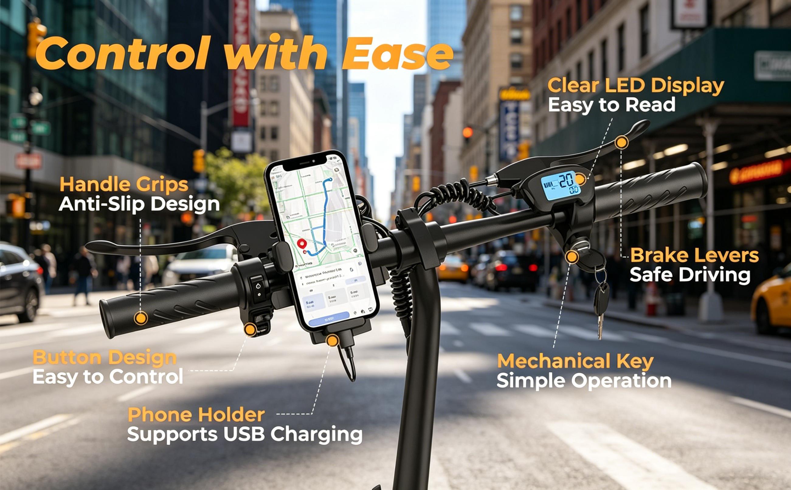 US 14" Foldable Electric Bike for Adults | 750W Peak Motor, 22 MPH Speed | 48V 10.4Ah/15.6Ah Battery, Electric Scooter| with Dual-Seat and Multi-Shock Absorption & Smart APP | With Phone Holder | UL2849 Certified Motor | Nice for Gift & Daily Commutes