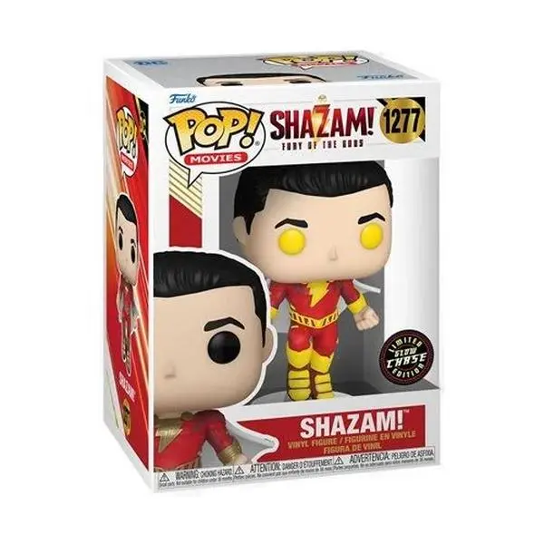 Funko POP! Movies DC Shazam!: Fury of the Gods CHASE Shazam! #1277 [Glows in the Dark]