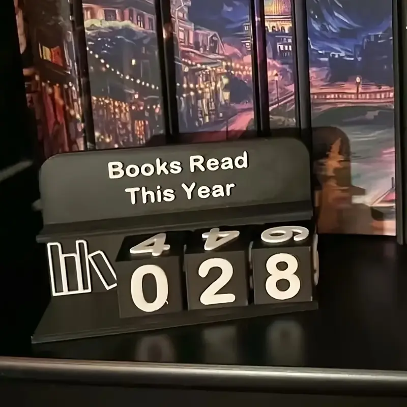 Annual Reading Tracker Counter, Durable Plastic Construction, Bold ...