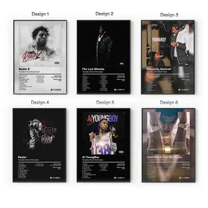 [Sale Up To 40%] [Unframe] YB Hip Hop Album Posters, YB Rap Album, Rage Trap Album Wall Art, Iconic Rap Album Aesthetic Decor, Modern Music Artwork, Gift For Rap Fans
