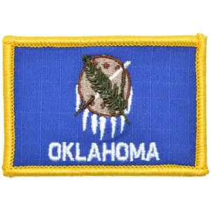 Oklahoma State Flag - 2x3 Patch