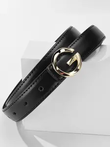 Fashion Women's Belts High-Quality Gold Buckle Best Matching Dress and Jeans Belts for Women