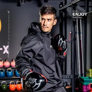 2025 Unisex Sauna Suit Sportswear Jacket And Pants Set Fitness Workout Clothes Ideal for Gym Training Sweat Sessions Exercise Routines Daily Fitness Activities