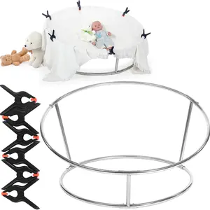 Newborn Photography Props Baby Steel Photo Props Stand DIY Newborn Photography Setup Newborn Posing Frame Stainless Steel Stand for Infant Boys Girls Photoshoot Set Studio Posing Props