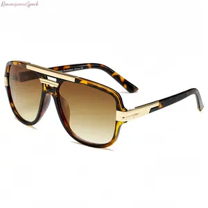 2/1-Pack Men's Vintage Oversized Square Sunglasses, Polarized Windproof Eyewear, Retro Large Frame Fashion Shades Perfect for Beach Trips, Driving, Street Style & Daily Casual Wear