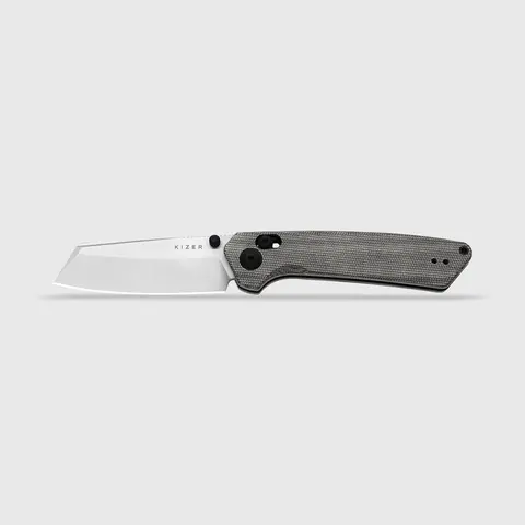 Kizer Madrac Grey Micarta Handle Nitro-V Steel V3693A3