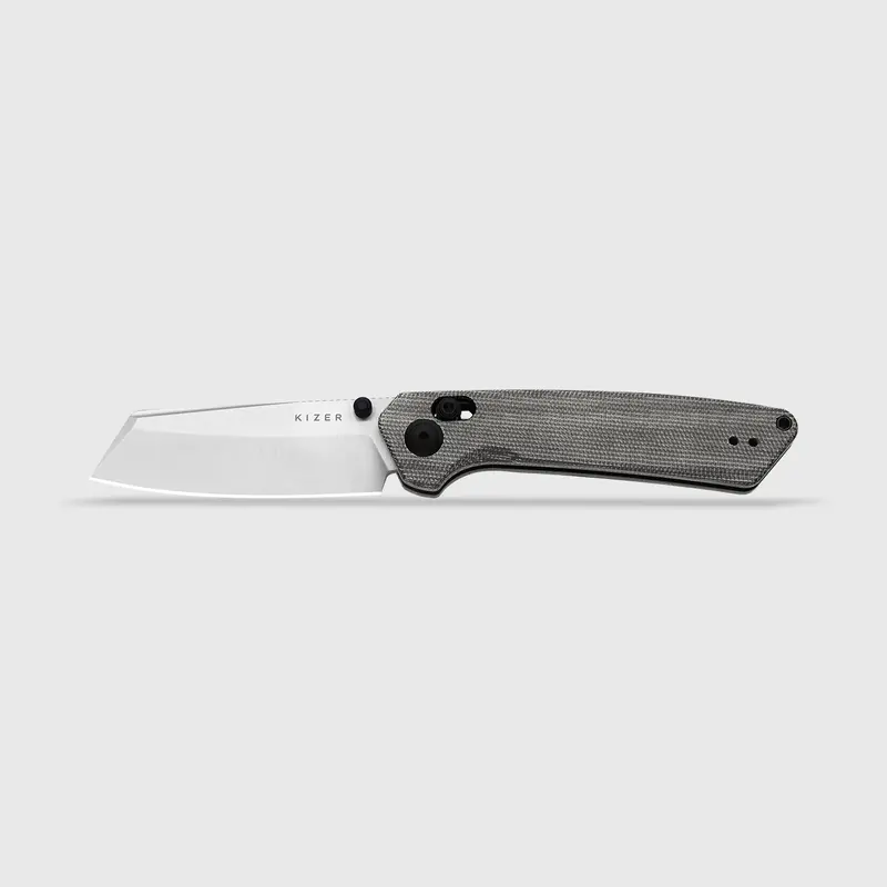 Kizer Madrac Grey Micarta Handle Nitro-V Steel V3693A3