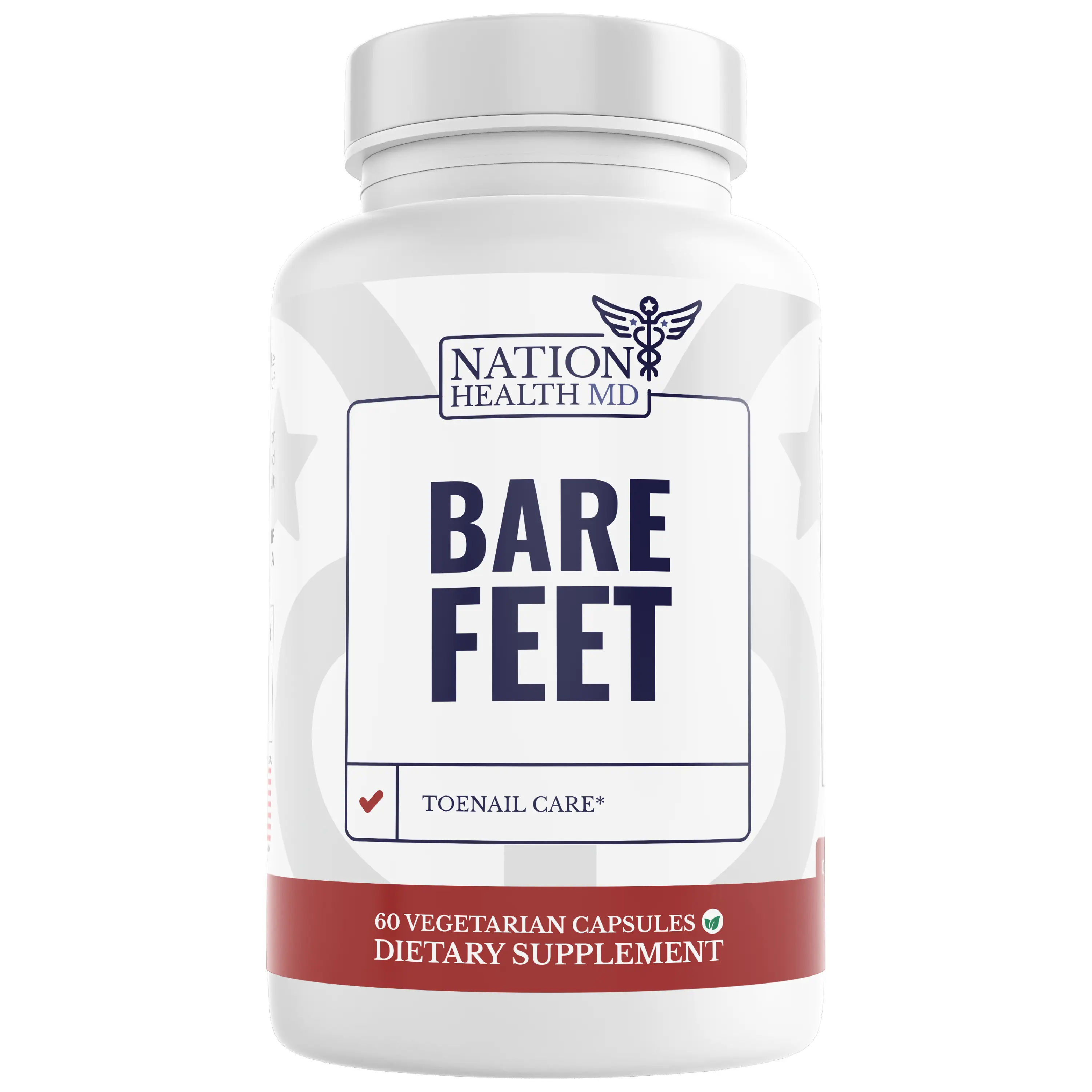 Nation Health MD Bare Feet Fungal Defense Formula – Naturally Support Healthy Toenails & Skin