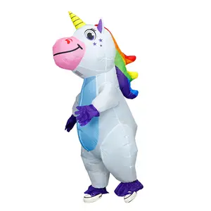 Luxury Inflatable Unicorn Costume Set, Full Body Cover, Perfect for Halloween & Christmas Parties, Ideal for Adults & Role-Playing Events
