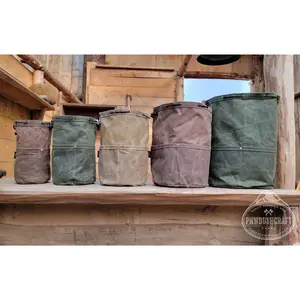 The Cedar Bucket Bag with Outside pockets Available in 5 sizes Perfect for Organizing Your Kit