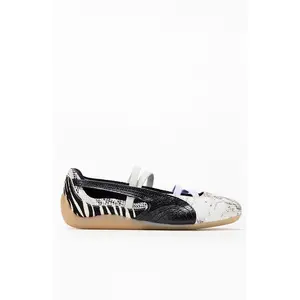 Puma Women's Women's Black Speedcat Mixed Feel Ballet Sneakers