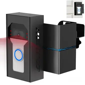 No-drill Video Doorbell Mount Holder, Anti-theft Weatherproof Bracket Compatible with Video Doorbell 1/2/3/3+/4/2nd Gen, Secure Home & Office Mounting Kit