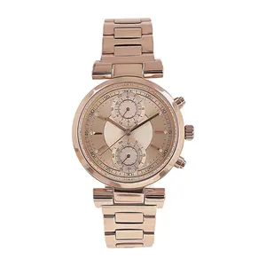 Steel by Design Rosetone Bracelet Watch
