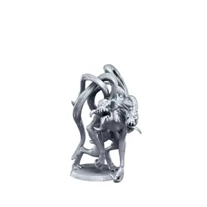High-Detail Handmade 3D Brain-Shaped Resin Miniatures, Smooth Paintable Demogorgon Enemy Figures for Tabletop RPGs DnD & Home Decor Statues
