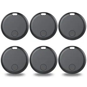 6pcs Tracker Tags, 15m-Range Locator, Smart Waterproof Wireless Bluetooth-compatible 5.0 Anti-Loss Device for Keys, Bags, Pets, Cats, Wallets