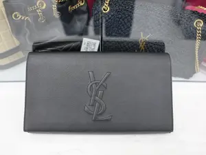 Pre-owned Yves Saint Laurent LEATHER Clutches & Wristlets YSL BELLE DE JOUR CLUTCH HANDBAG