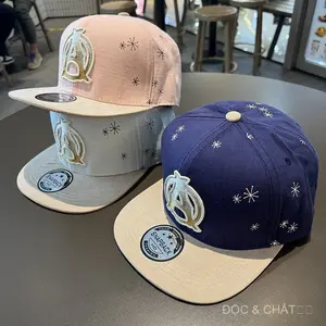 Unisex Flat Brim Hip-Hop Cap – Spring/Summer Lightweight Baseball Cap – A Letter Design – Multi-purpose Sun Protection Straight Brim Hat