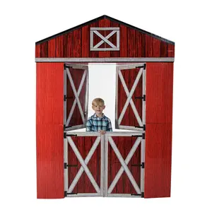 119" 3D Barn Cardboard Cutout Stand-Up
