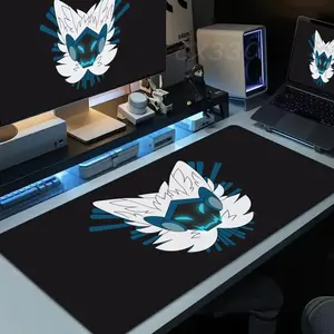 Protogen Mouse Pad High definition printing Computer Mousepad Office 1000x500mm 900×400mm 800×400mm 600x300mm XXL Pc Game Mousemat Non-slip Rubber Keyboard Deskmat