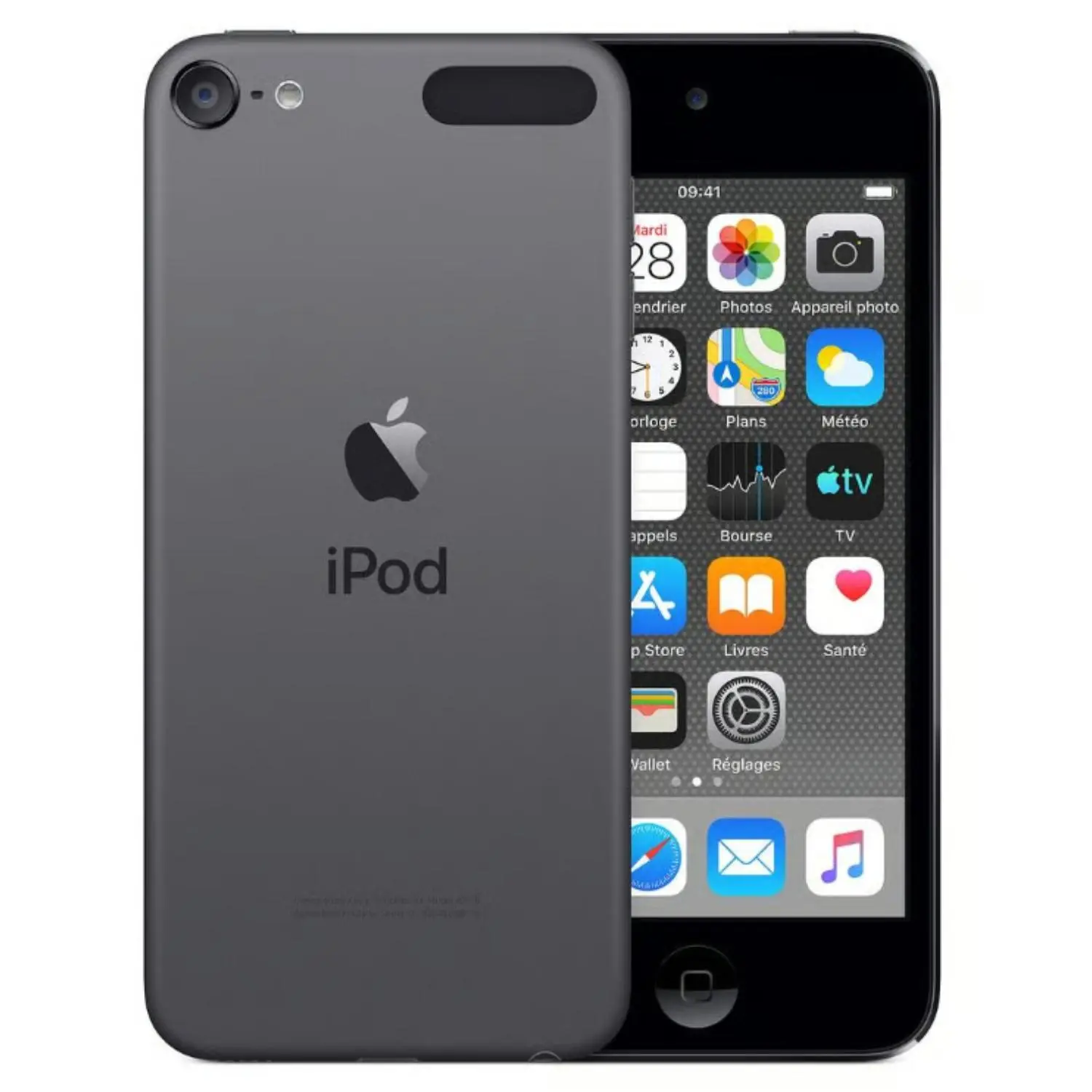 Refurbished Apple iPod Touch 7th Gen 4.0" Retina Display Space Gray 2019 32GB with A10 Fusion Chip & Charger Accessory | (Eco-Friendly Condition) Bluetooth Camera Device Rear