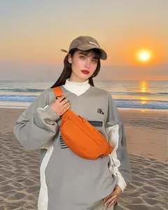 Summer Accessory 1pc Nylon Sling Bag Waterproof Lightweight Multiple Compartments Large Capacity Casual Sports Chest Pack Unisex Outdoor Travel Gym Hiking Camping Daily Use Crossbody Shoulder Bag for Men Women Teenagers