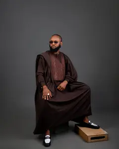 Brown Coffee Agbada
