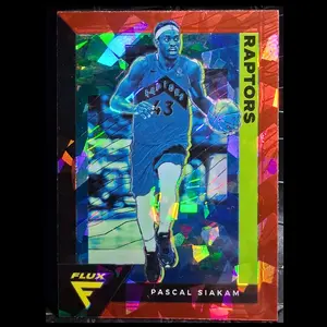 Panini 2020-21 Flux #164 Pascal Siakam Pink Card - Toronto Raptors Edition