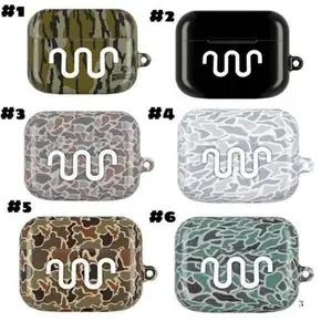 King Ranch AirPod Case, Duck Camo/White Camo/Deer Camo/Bottomland Camo/Black Airpods Case Cover For Airpods 1,2,3,4, Airpods Pro 1, 2, 3