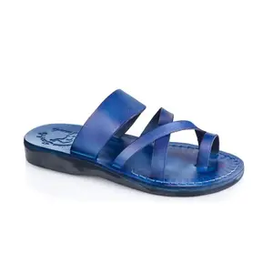 The Good Shepherd - Leather Toe Loop Sandal | Blue