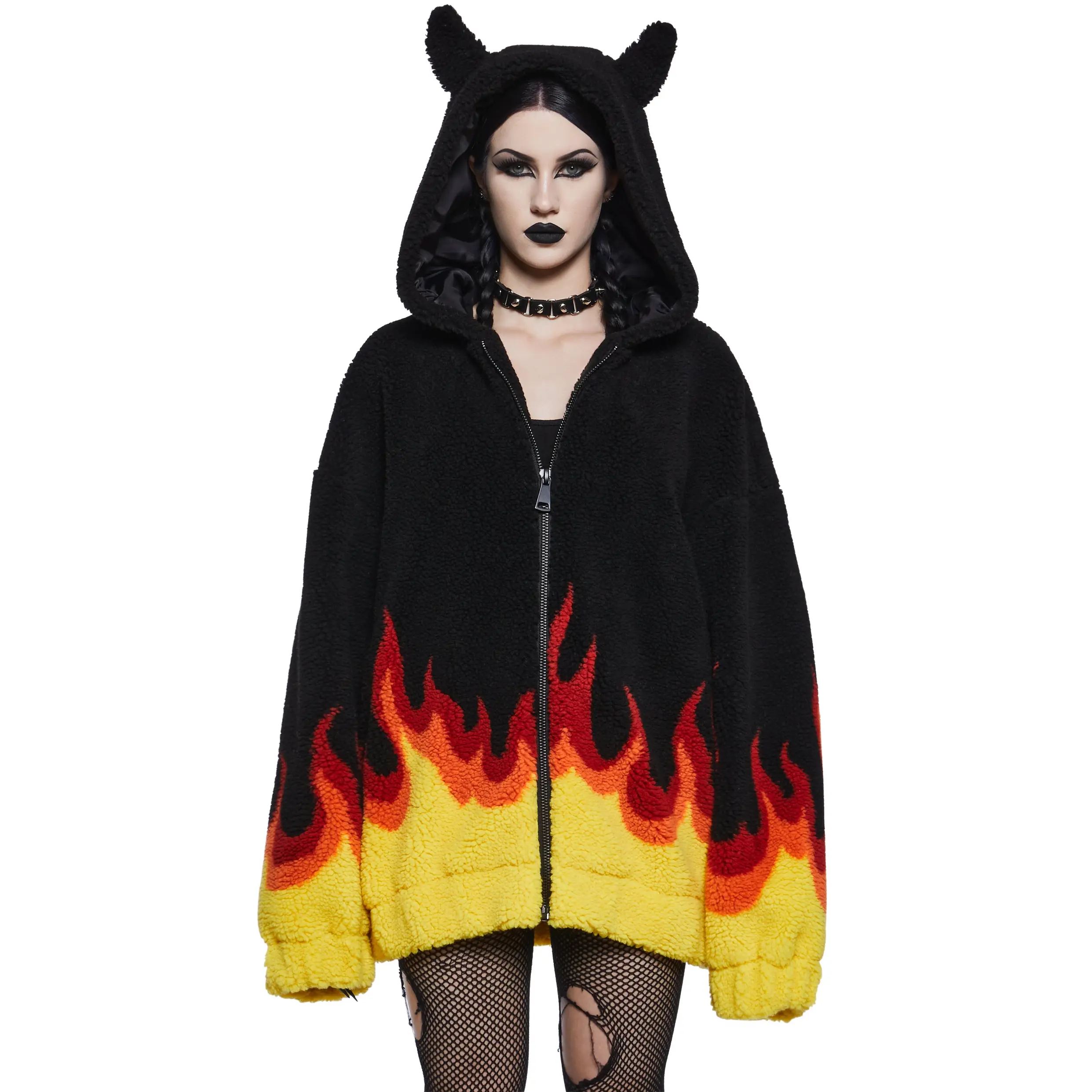 Hellfire Event Hooded Sherpa Jacket Hellfire Event Hooded Sherpa Jacket
