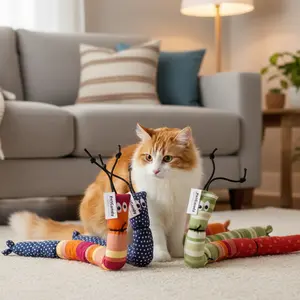 Cat-erpillar Cat Kicker Toy