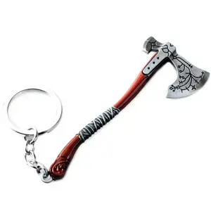 Leviathan Axe Keychain Metal Keyring Cosplay Accessories