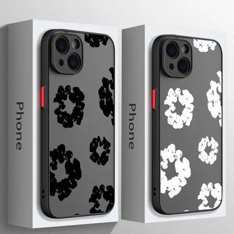 Luxury D-Denims T-Tears Phone Case For iPhone 16 15 14 13 12 11 Mini Pro Max X XR XSMax 7 8 6 6s Plus Matte Clear Back Cover Protector Cellphone Shockproof Silicone