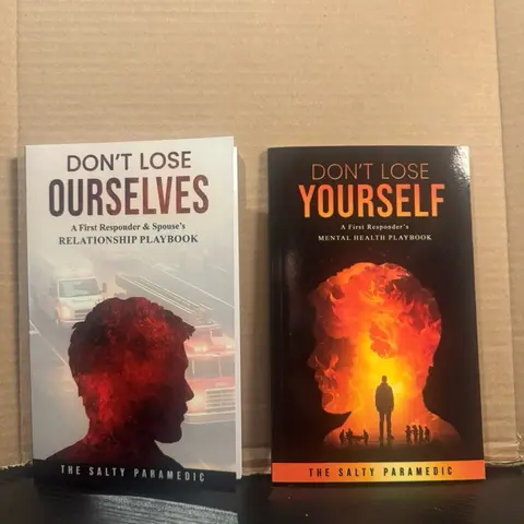 Don’t Lose Series Signed 2-Pack Paperback Literature Books - Mental Health Playbook, Public Service Enhance Guides, Salty First Responder Relationship Insights
