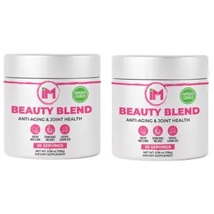 IM Beauty Blend - 2 Bottles - Collagen Powder with Hyaluronic Acid & B6 | Anti-Aging & Joint Health | Hair, Skin, & Nails | 30 servings Dietary Supplement