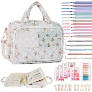 Bible Cover Case for Women Large Bible Cover with Durable Handle Quilted Bible Carrying Case for Girls Bible Study Supplies Accessories, Mother Day, Christmas Christian Gifts for Women, Quilted Protection