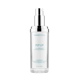Colorescience Pep Up Collagen Renewal Face & Neck Treatment, Promotes Collagen and Elastin Production, 10 Peptides to Defend Against Signs of Aging