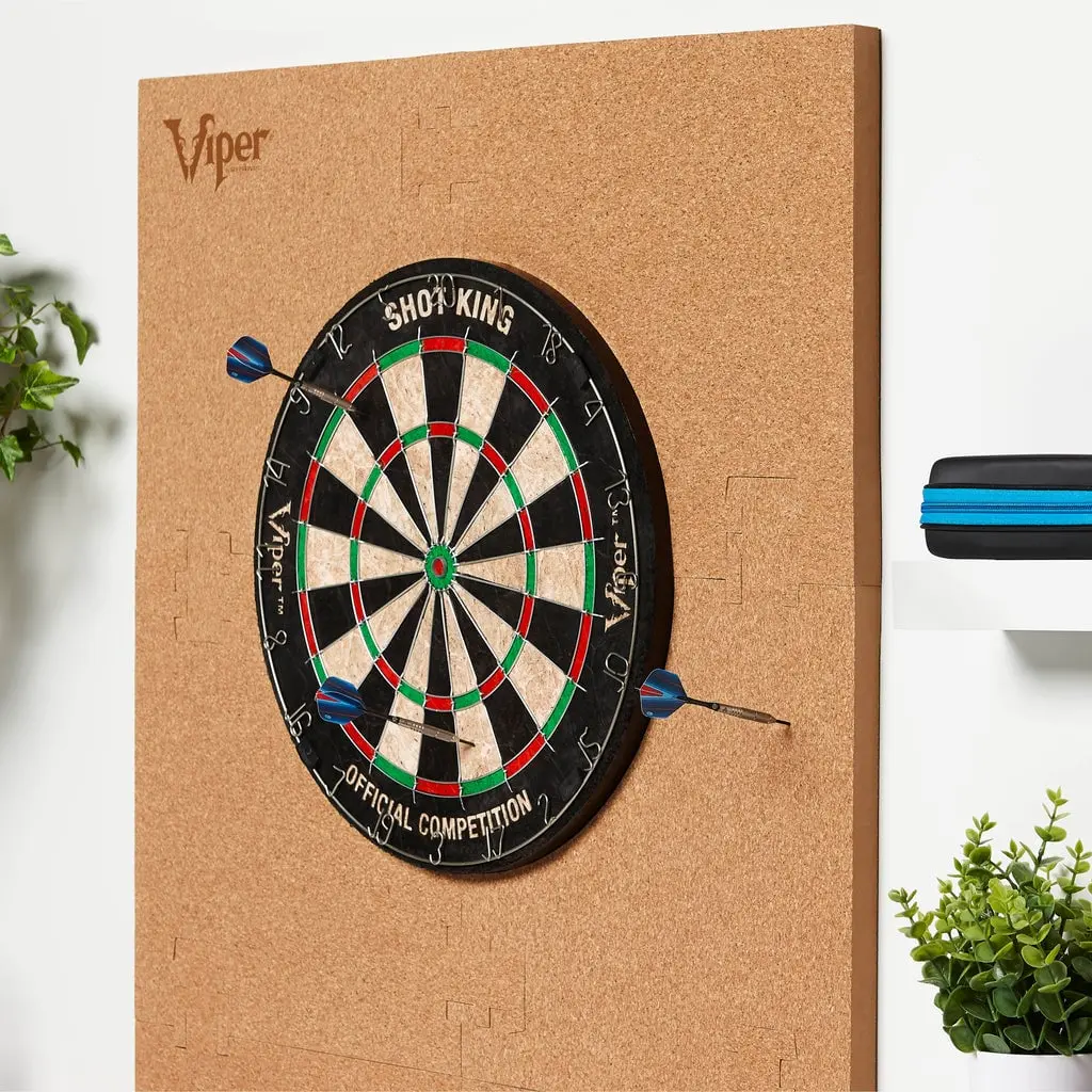 Viper 41-0614-99 Wall Defender III Dartboard Surround, Cork & Tan