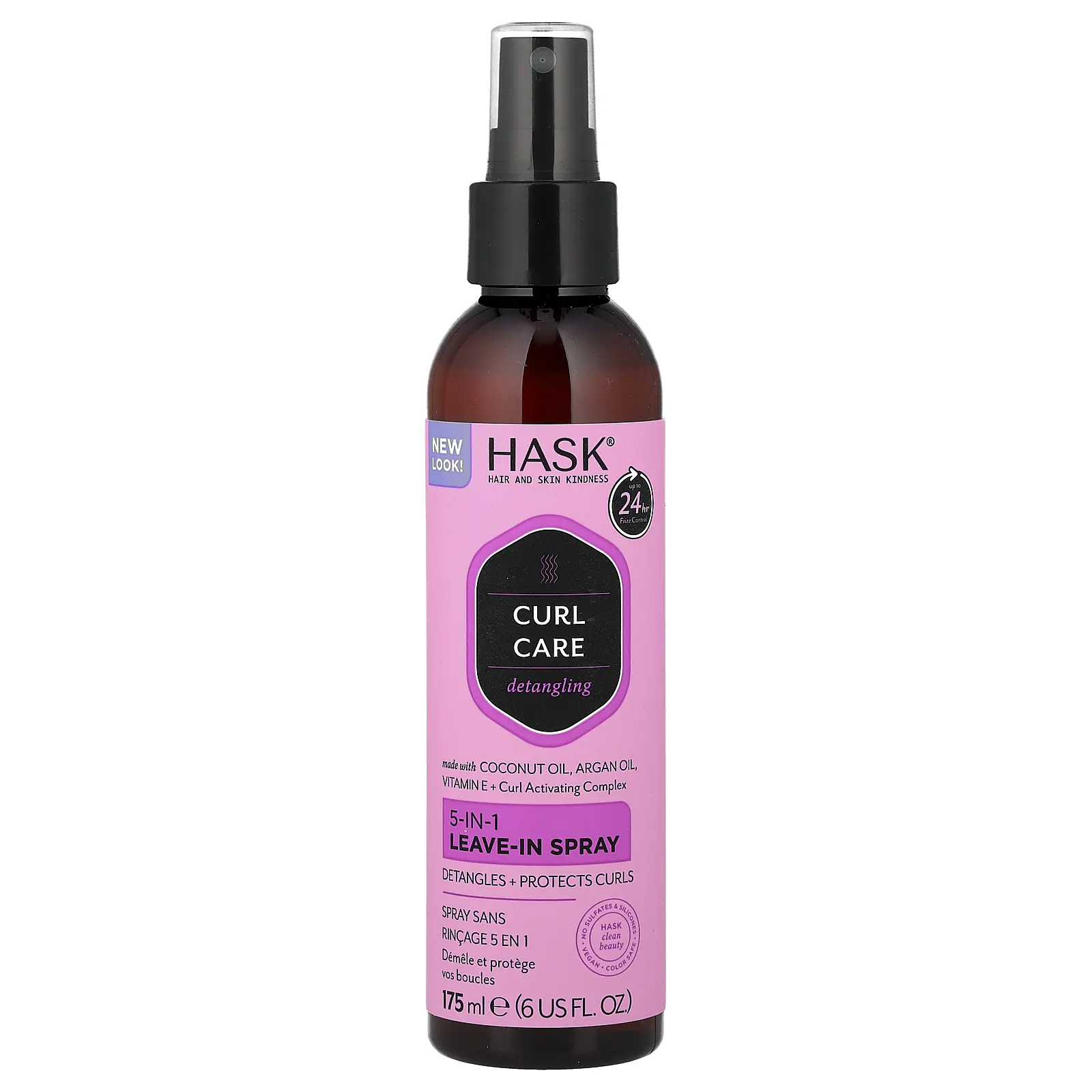 Hask Beauty Curl Care, 5-In-1 Leave-In Spray, 6 fl oz (175 ml)