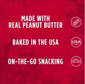 Austin Peanut Butter on Cheese Sandwich Crackers, Single Serve Snack Crackers, 20 Count