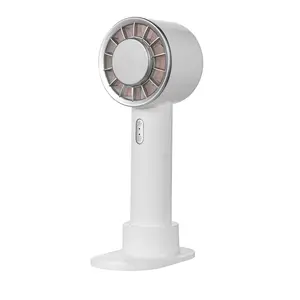 Handheld fan with semiconductor cooling, mini USB rechargeable fan, small desktop fan