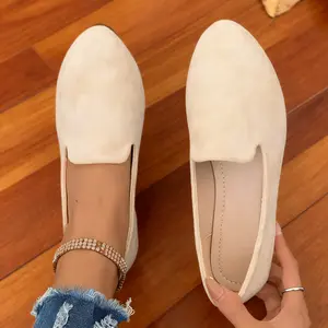 Fashion Solid-Colour Pointed-Toe Flats Casual Comfortable Daily Slip-Ons Office Elegant Shoes for Women