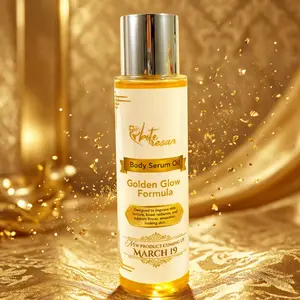 Golden Glow Body Serum Oil Renewing Facial Cleanser Skin Repair Moisture Smooth Hydrating