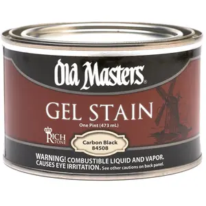 212 MAIN Old Masters 84508 Oil-Based Carbon Black Rich Tone Gel Stain, 1 Pt Automotive & Motorcycle Paint Care Product