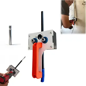 Electrician Wall Wiring Machine, Brushless Automatic Cable Threading Device with Stepless Speed, Wire Puller for Hidden Pipe, Forward/Reverse Function for Hydroelectric Wiring Projects Diy Tools Tool Kit, Hand Tools, Portable