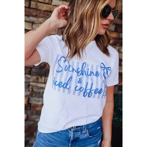 Sunshine & Iced Coffee Short Sleeve Tee